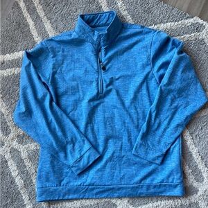 Men's Blue Quarter-Zip Sweatshirt